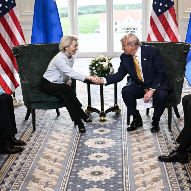 Ursula von der Leyen i Donald Trump