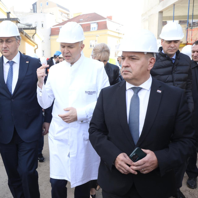Obilazak radova na KBC-u Sestre milosrdnice u veljači 2024. godine