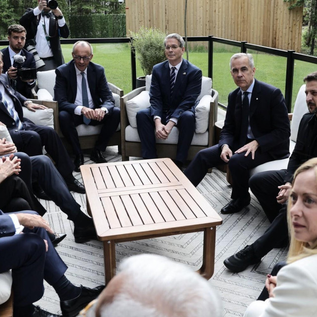 Europski čelnici s Volodimirom Zelenskim, arhivska fotografija