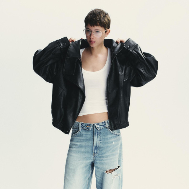 Zara kožna jakna (59,95 eura)