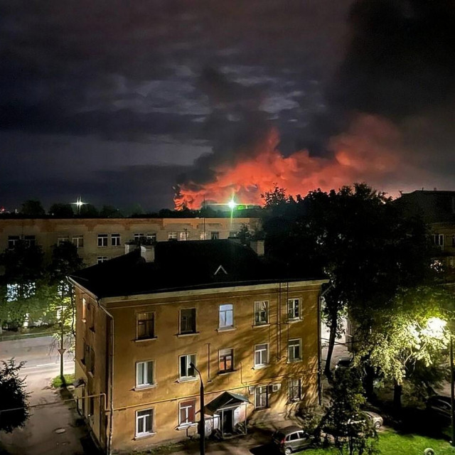 Ukrajinski udar na zračnu luku u regiji Pskov