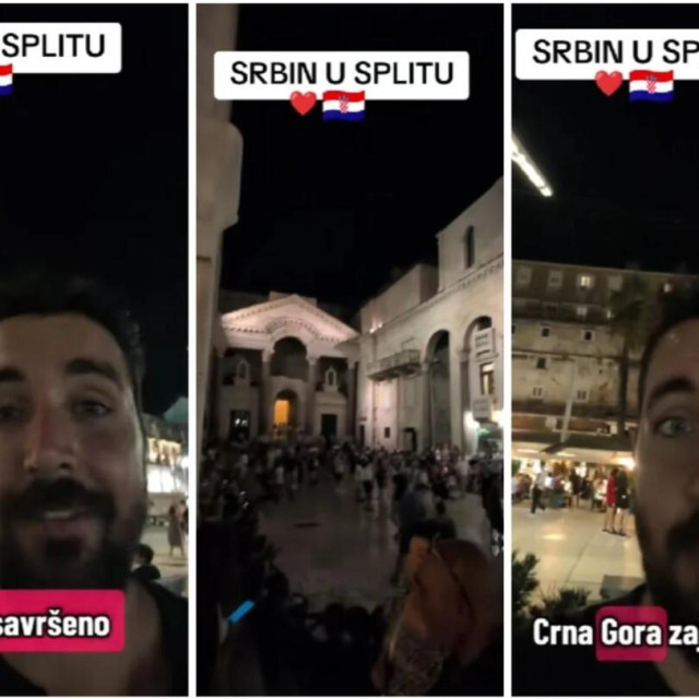 TikToker iz Srbije u Splitu