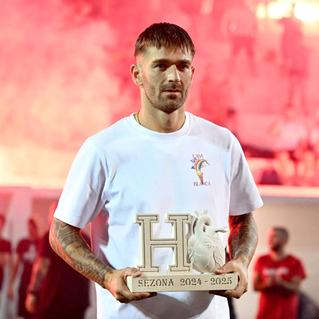 Navijači Hajduka na Torcida kupu dodjelili su nagradu Hajdučko srce Marku Livaji
