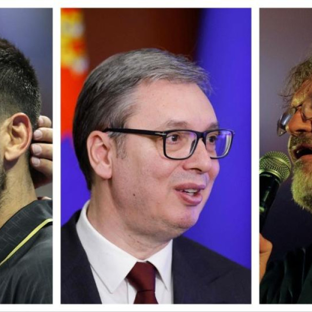 Novak Đoković, Aleksandar Vučić, Emir Kusturica
