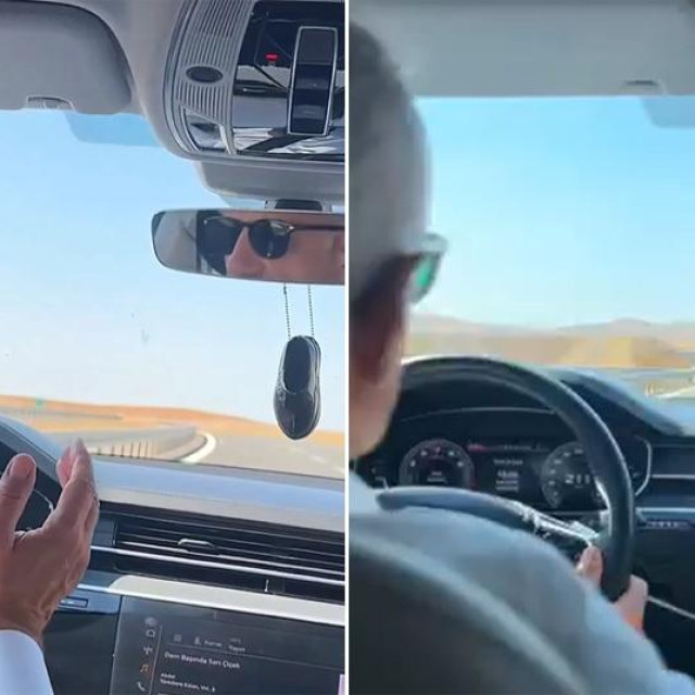 Turski ministar prometa Abdulkadir Uraloğlu juri autocestom kod Ankare