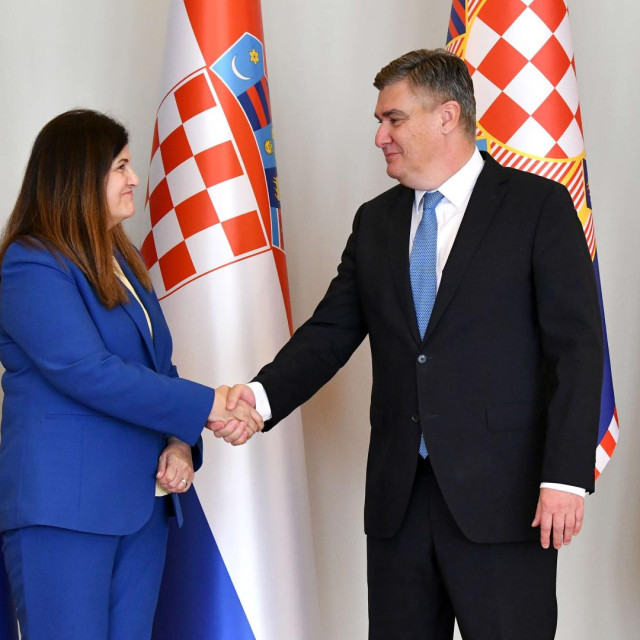 Varsen Aghabekian i Zoran Milanović