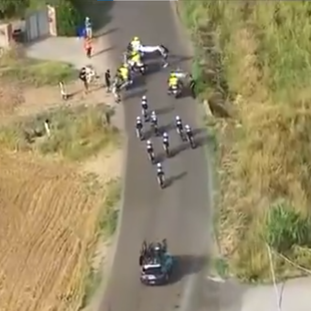 Propalestinski prosvjed na biciklističkoj utrci Vuelte a España