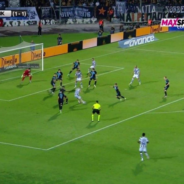 Drugi gol PAOK-a