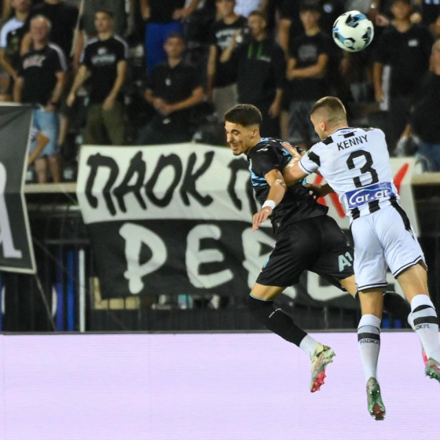 Detalj s utakmice PAOK - Rijeka