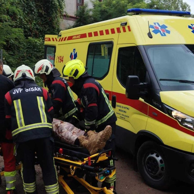 nesreća na gradilištu u Sisku