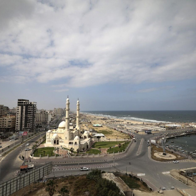 Panorama Gaza Cityja prije izraelskih napada