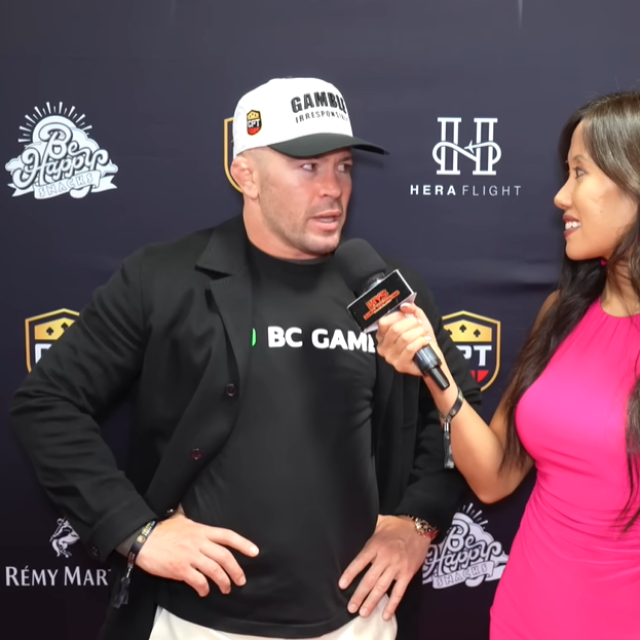 Colby Covington i Helen Yee