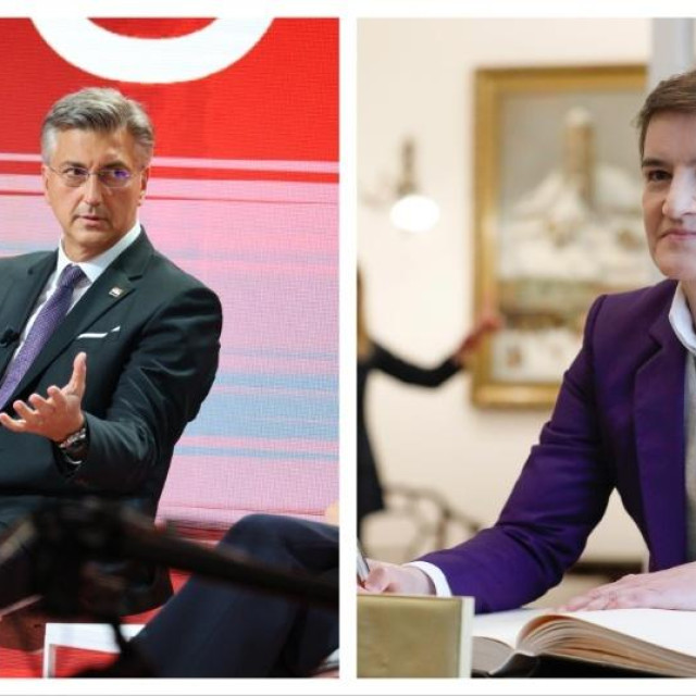 Andrej Plenković, Ana Brnabić
