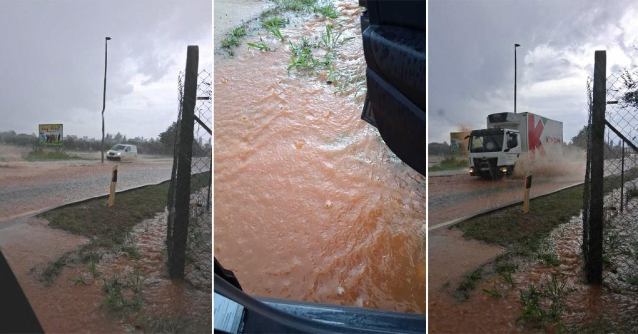 Poplavljene ceste, bujice, odroni na ulicama... Meteorolozi: Na Istru se rano jutros sručio oborinski vlak!