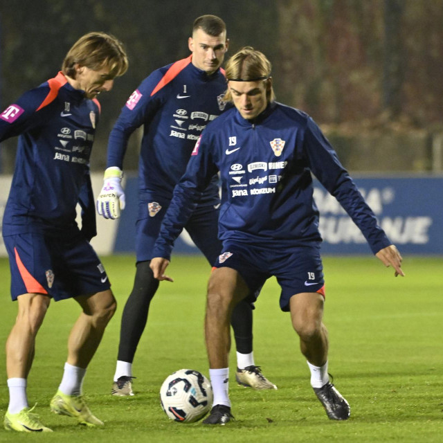 Luka Modrić, Dominik Livaković i Borna Sosa