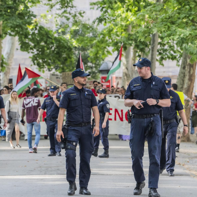 Marš za Palestinu u Zagrebu