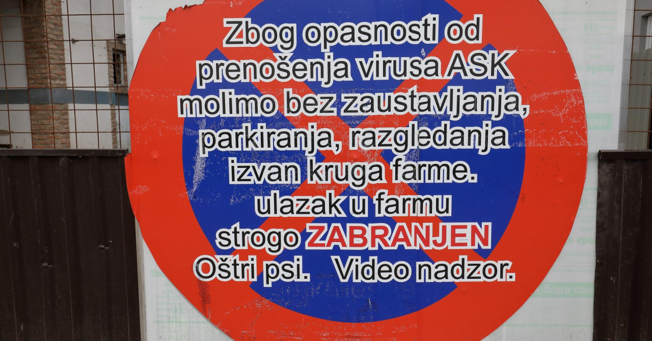 Određene nove zone zaštite i nadziranja u Slavoniji zbog izbijanja ASK-a