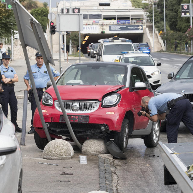 Prometna nesreća, ilustracija