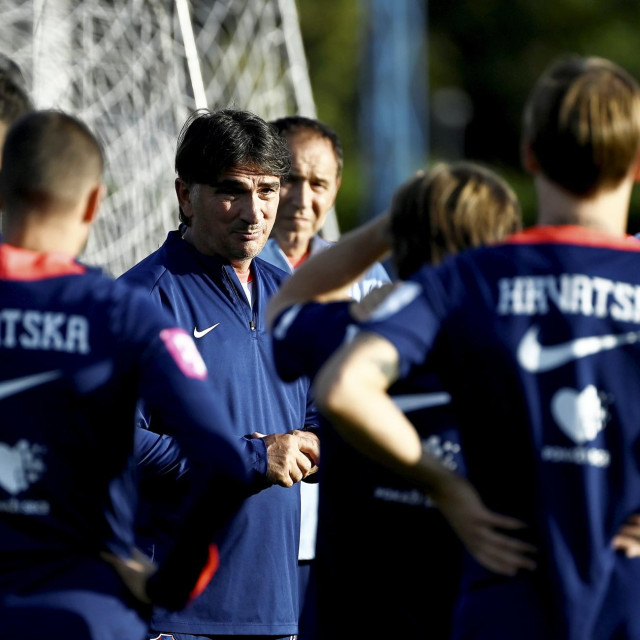 Zlatko Dalić i reprezentativci Hrvatske