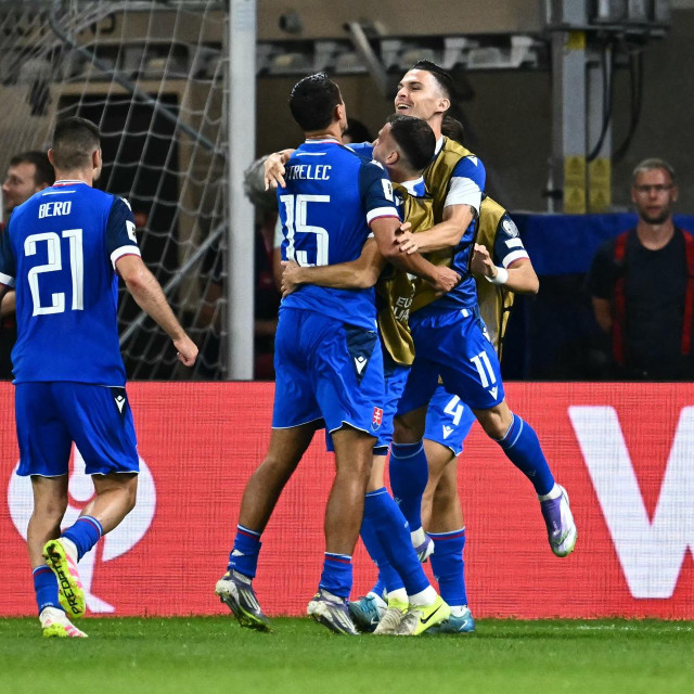 David Strelec slavi pogodak