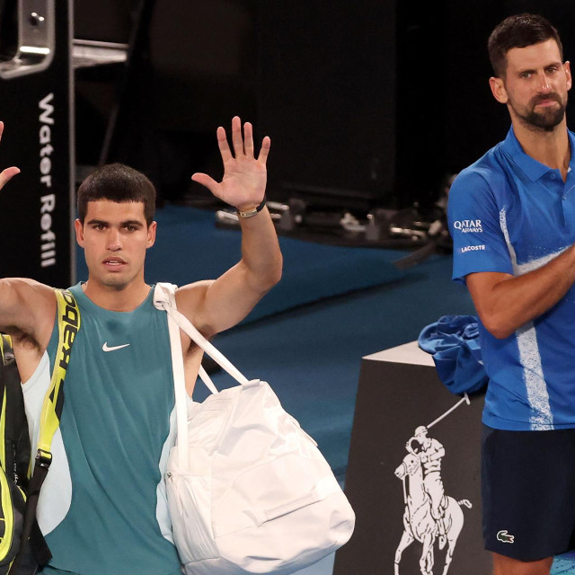 Novak Đoković i Carlos Alcaraz 