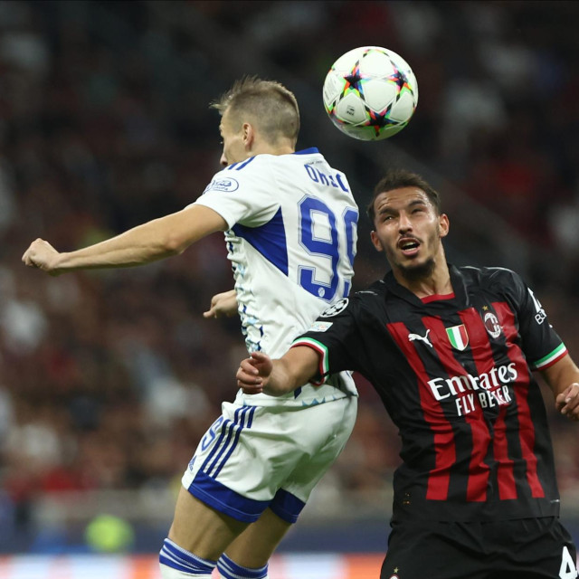 Mislav Oršić i Ismael Bennacer sučelili su se u okršaju Milana i Dinama u Ligi prvaka
