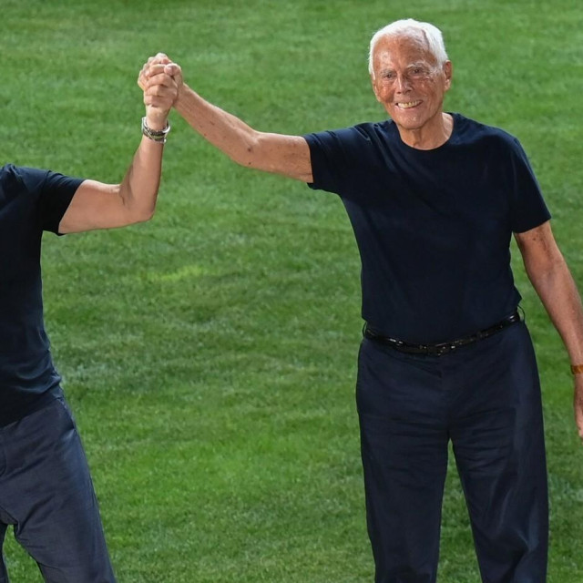 Leo Dell‘Orco i Giorgio Armani