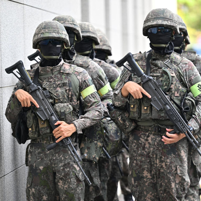 Južnokorejski vojnici, ilustracija