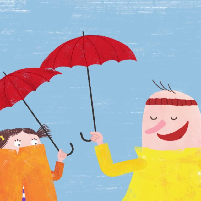 Likovi iz pjesmice Tata, emisija Juhuhu