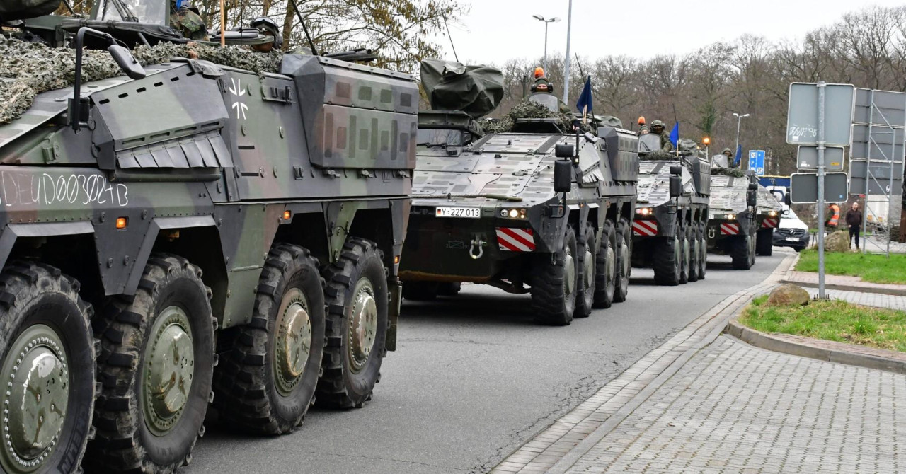 Konvoj od 1000 njemačkih vojnih vozila upravo je stigao u Litvu