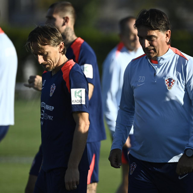 Luka Modrić i Zlatko Dalić