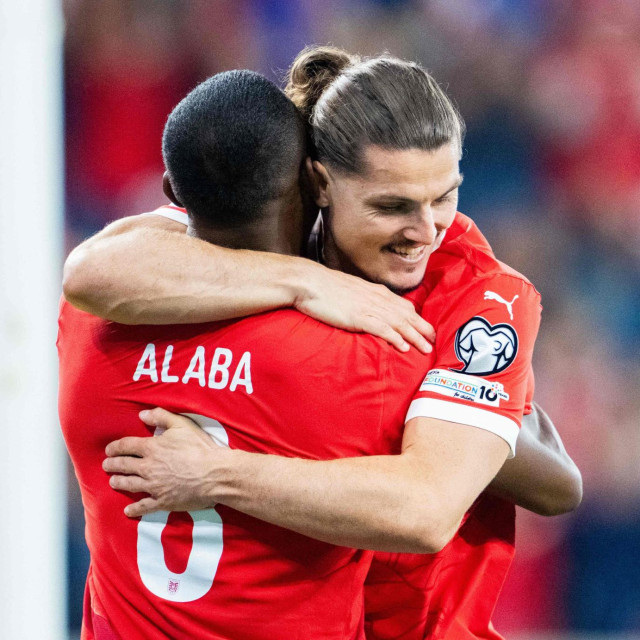 Slavlje nogometaša Austrije