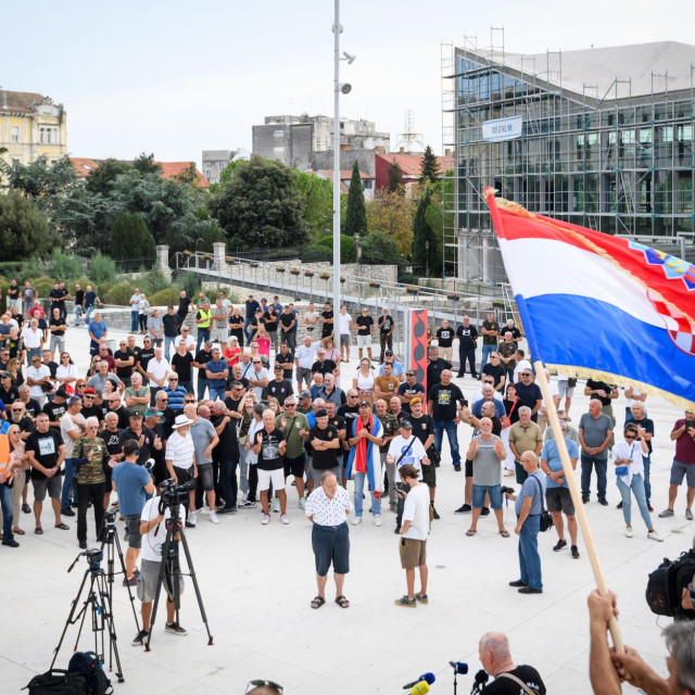 Prosvjed u Šibeniku