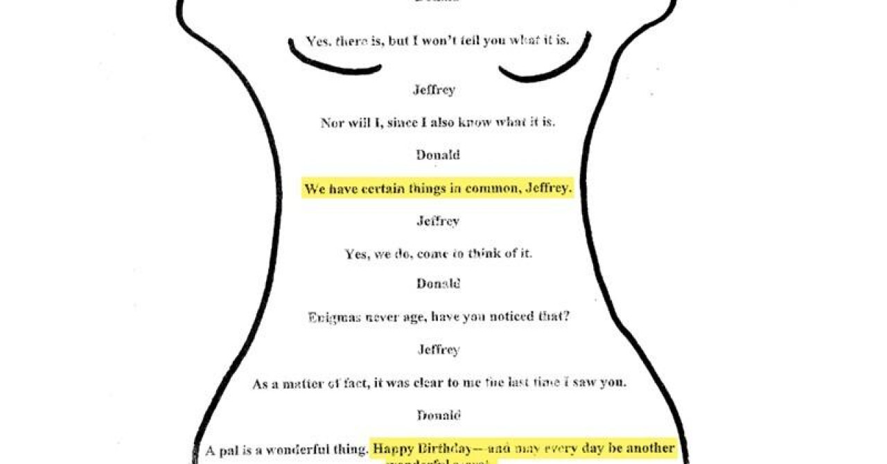 Objavljena navodna Trumpova poruka Jeffreyju Epsteinu. Trump poludio, mnogima je u oko upao jedan detalj