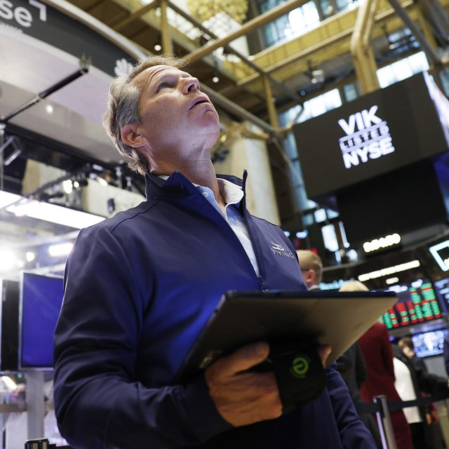 Burza na Wall Streetu (ilustracija)