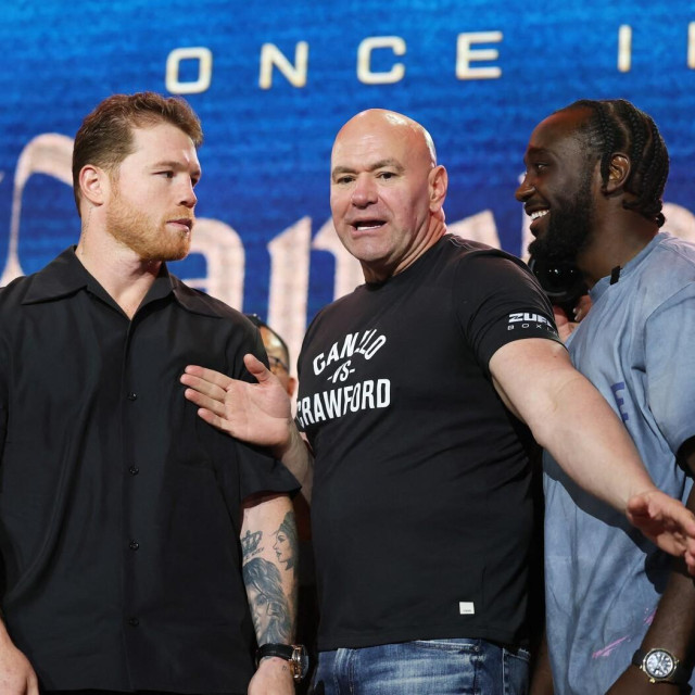Canelo Alvarez, Dana White i Terence Crawford
