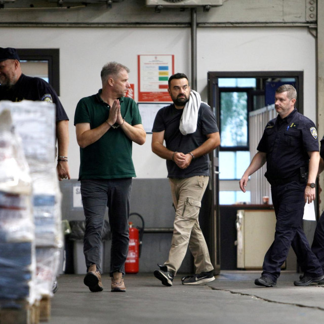 Privođenje osumnjičenih iz afere Hrvatske šume