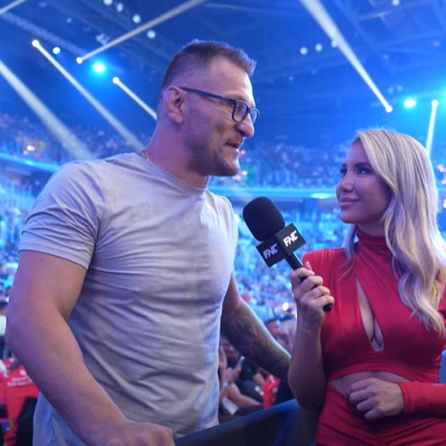Stipe Miočić i Valentina Miletić