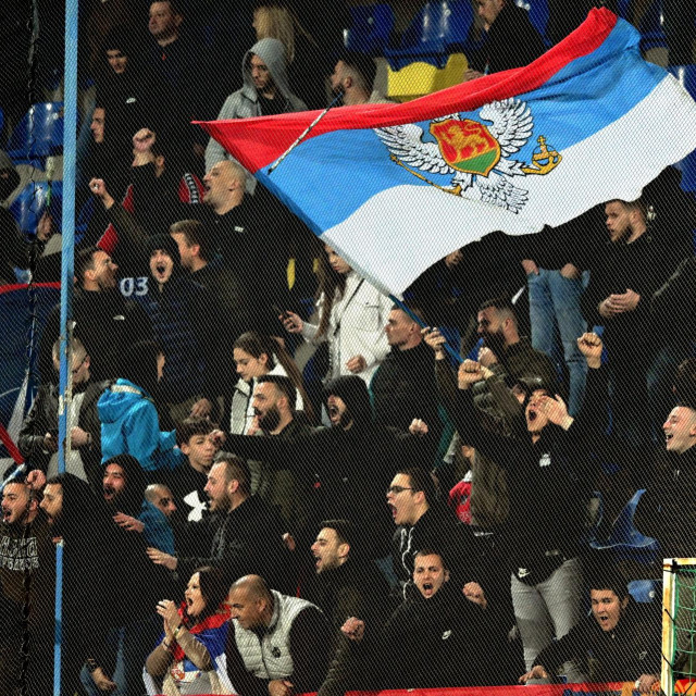 Ilustracija: navijači Srbije