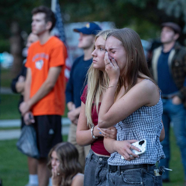 Suze mlade djevojke na sveučilištu na kojem je likvidiran Charlie Kirk