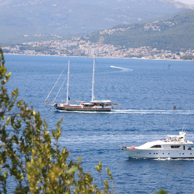 Poluotok Luštica u Crnoj Gori, ilustracija