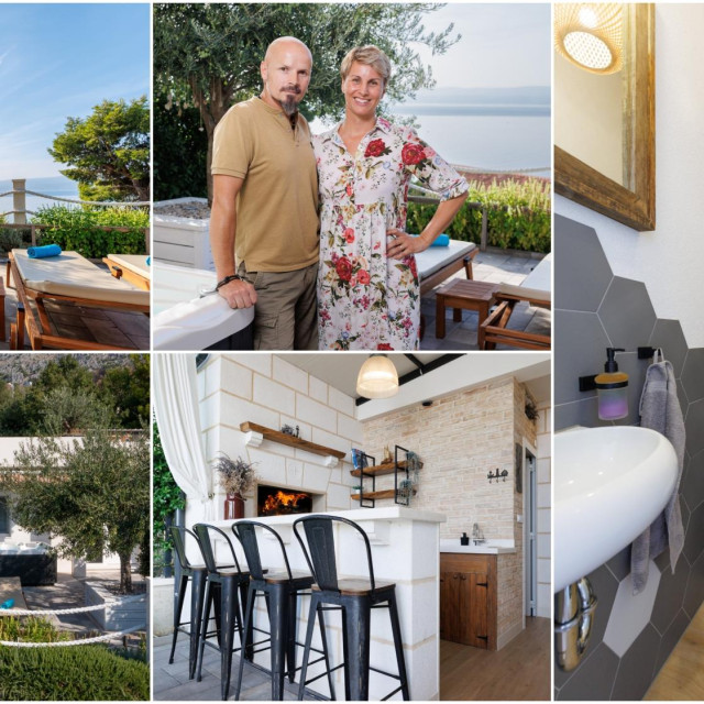 Dragana i Zvonimir Kujundžić naslijedili su 2019. godine roh-bau građevinu od Draganina oca – betonsku konstrukciju bez završnih radova, okruženu neuređenim terenom. Danas, na istom mjestu, blista ‘Dry Creek‘, mala mediteranska oaza u kojoj sve odiše jednostavnošću, prirodnim materijalima i toplinom