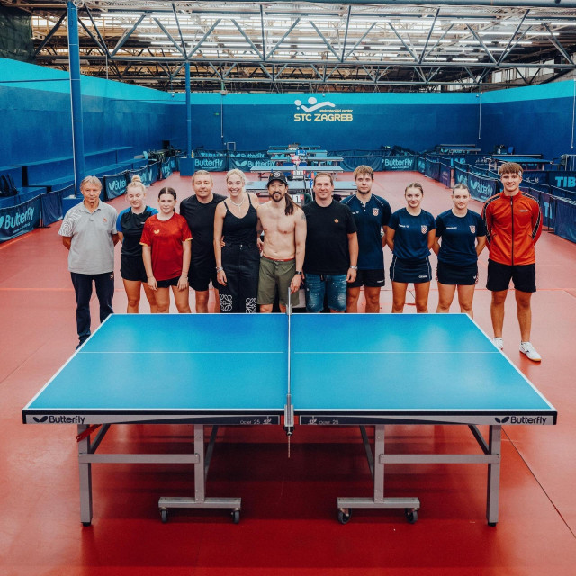 Aoki je gostovao u prostorima Stolnoteniskog centra Zagreb