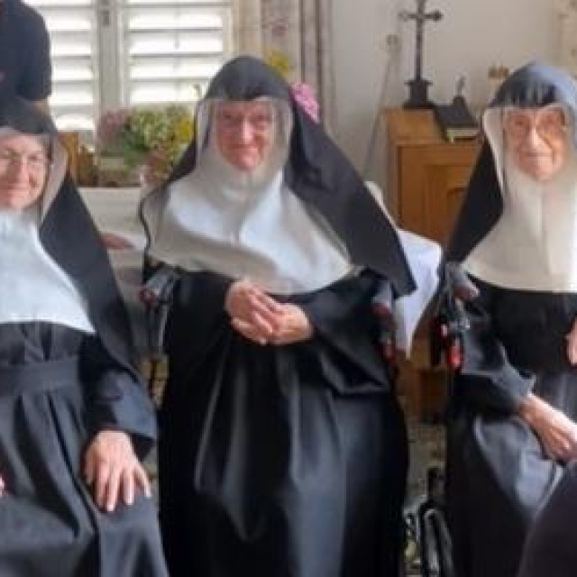 Sestre Bernadette (88), Regina (86) i Rita (82)