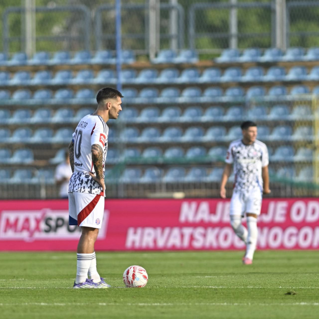 Igrači Hajduka u Varaždinu