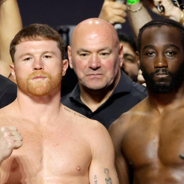 Canelo Alvarez, Dana White i Terence Crawford