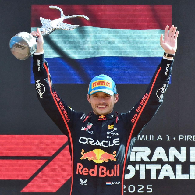 Max Verstappen slavi pobjedu u Monzi