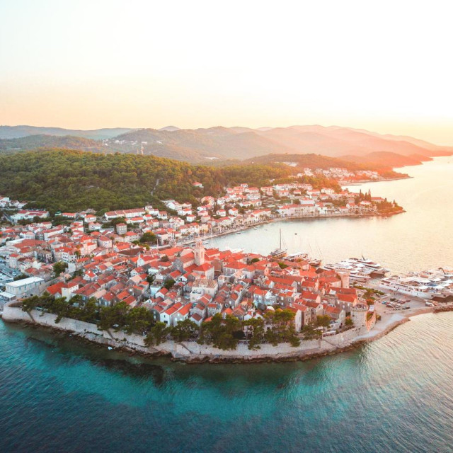 Korčula iz zraka