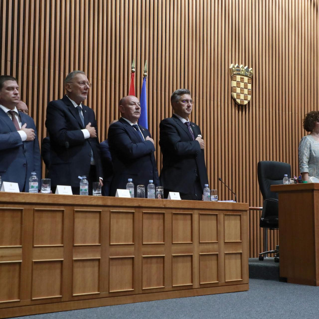 Branko Bačić, Oleg Butković, Davor Božinović, Tomo Medved, Andrej Plenković

 