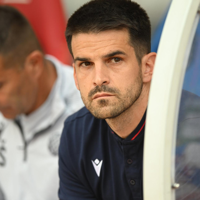 Jure Ivanković na klupi Hajduka